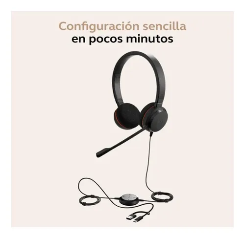 Jabra Evolve 20 UC stereo USB-C/A 1 Jabra Evolve 20 UC stereo USB-C/A