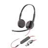 Poly Blackwire 3225 USB-C + Jack 3,5 mm+ Adaptador USB-C/A
