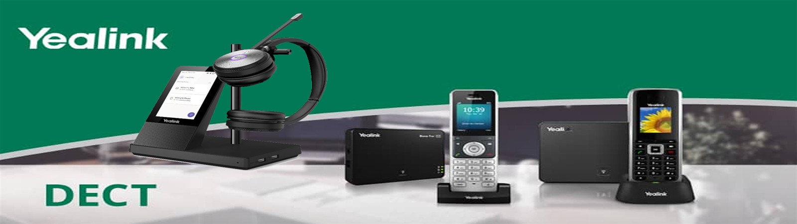 YEALINK DECT 1 1600 x 450